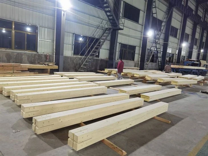 Glulam Timber Columns factory