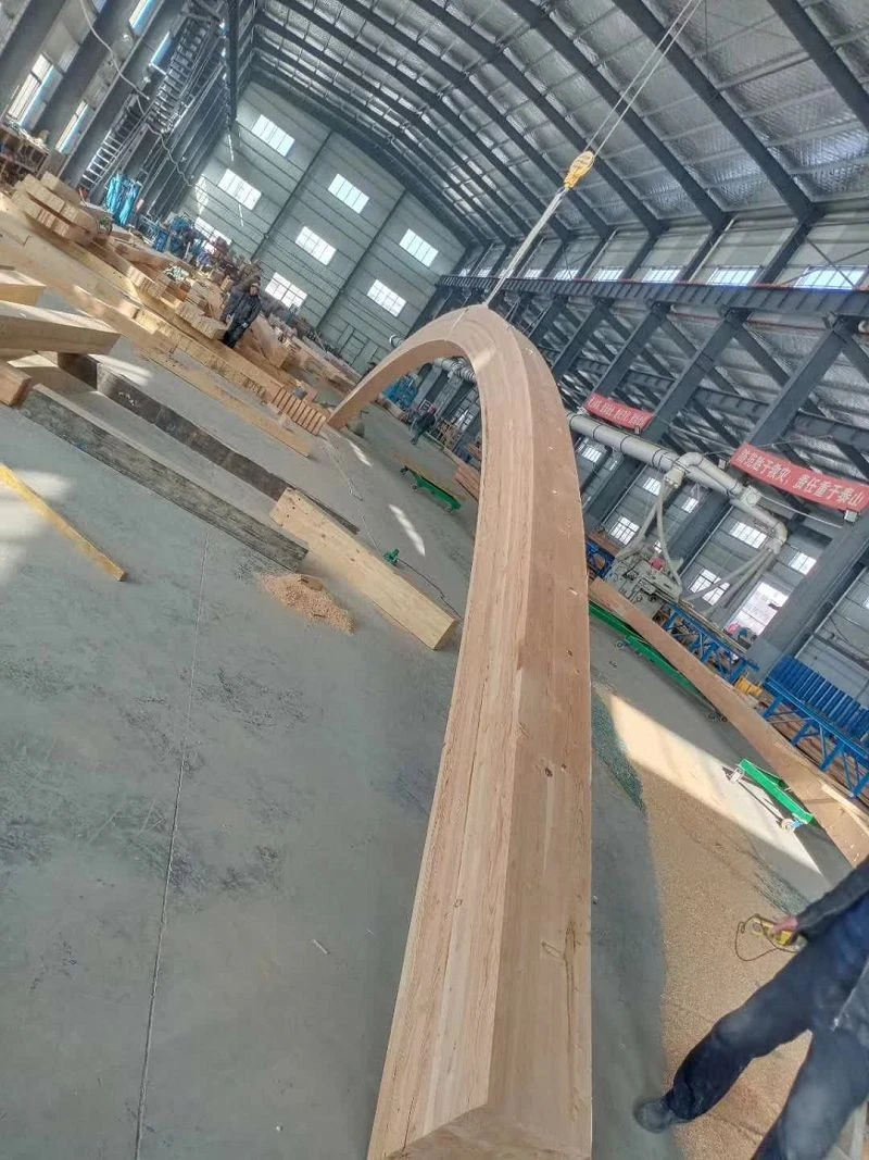 Curved Glulam Beam factory