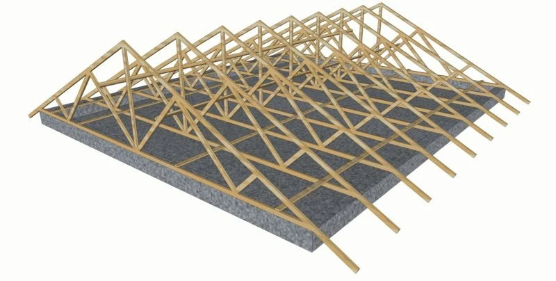 Prefab Timber Roof Truss high quality